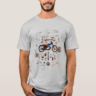 Motorcycle Anatomy – The Art of Motion T-Shirt