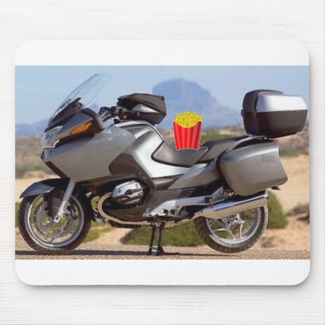 Motorcycle and ... mouse pad (Front)