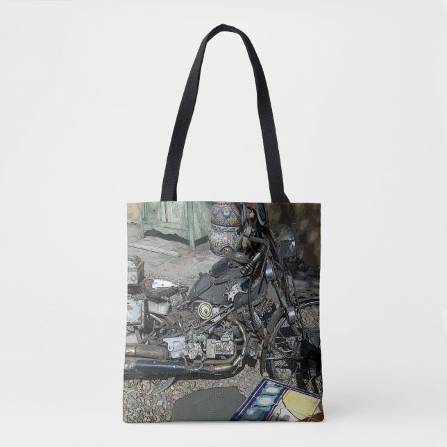 Motorcycle Art Tote (Front)