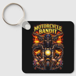 Motorcycle Bandit Key Ring