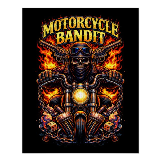 Motorcycle Bandit Poster (Front)