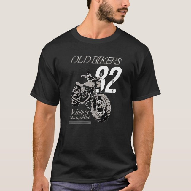 Motorcycle Biker 1982 for Men and Women  T-Shirt (Front)