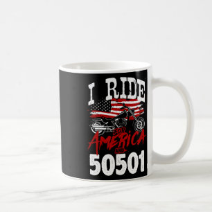 Motorcycle Biker Anti Trump 50501 Pro-democracy Re Coffee Mug