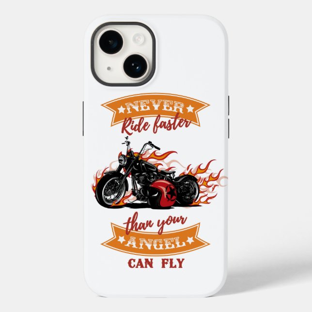 Motorcycle biker motivational Case-Mate iPhone case (Back)