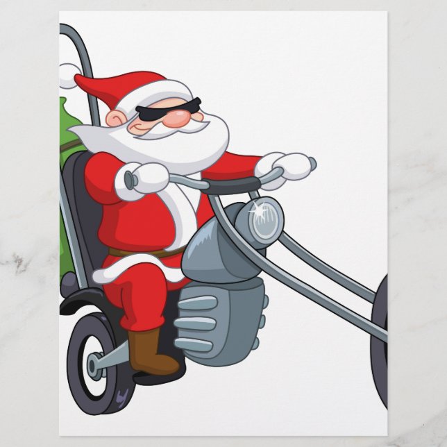 motorcycle biker santa claus (Front)