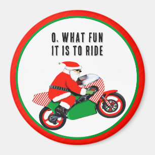 Motorcycle Biker Stocking Stuffer Magnet
