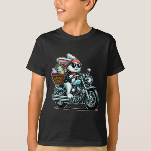Motorcycle Bunny Easter Biker Eggs 1 T-Shirt