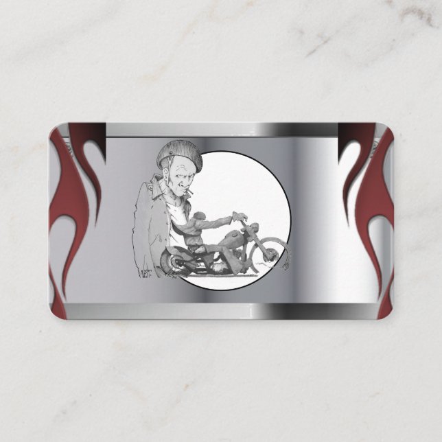 Motorcycle Business Card (Front)