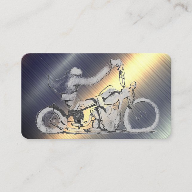 motorcycle  Business Card (Front)