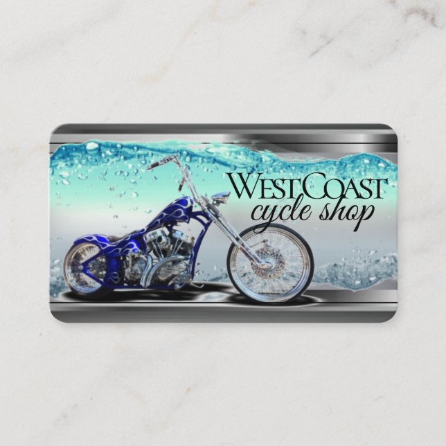 Motorcycle Business Card (Front)
