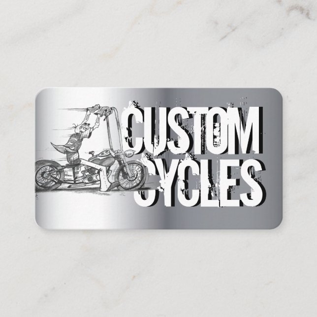 Motorcycle Business Card (Front)