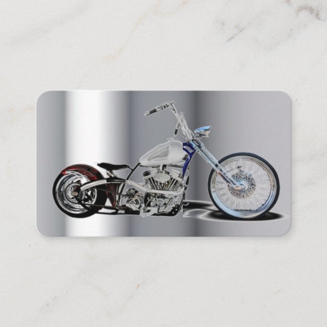Motorcycle  Business Card (Front)