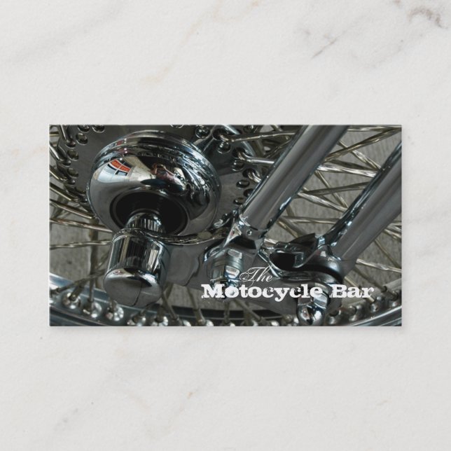 Motorcycle Business Card Mechanic 4 (Front)
