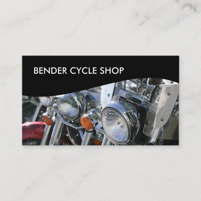 Motorcycle Business Cards (Front)