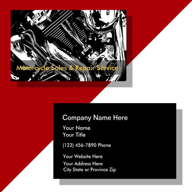 Motorcycle Business Cards (Creator Uploaded)