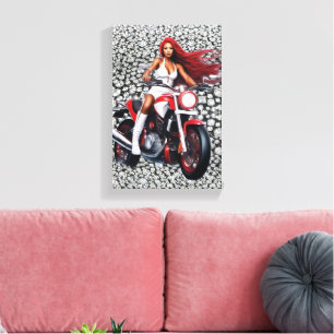 Motorcycle Canvas Print