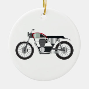 Motorcycle Ceramic Tree Decoration