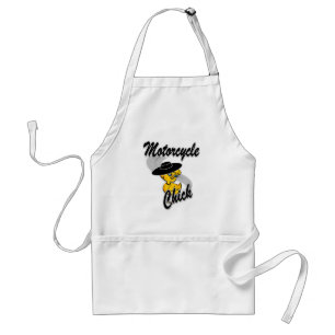 Motorcycle Chick #4 Standard Apron