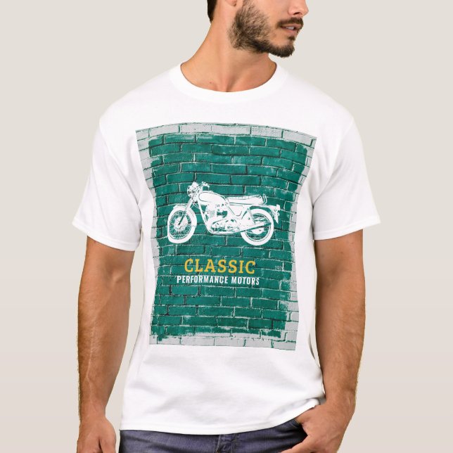 Motorcycle Classic Design T-Shirt (Front)