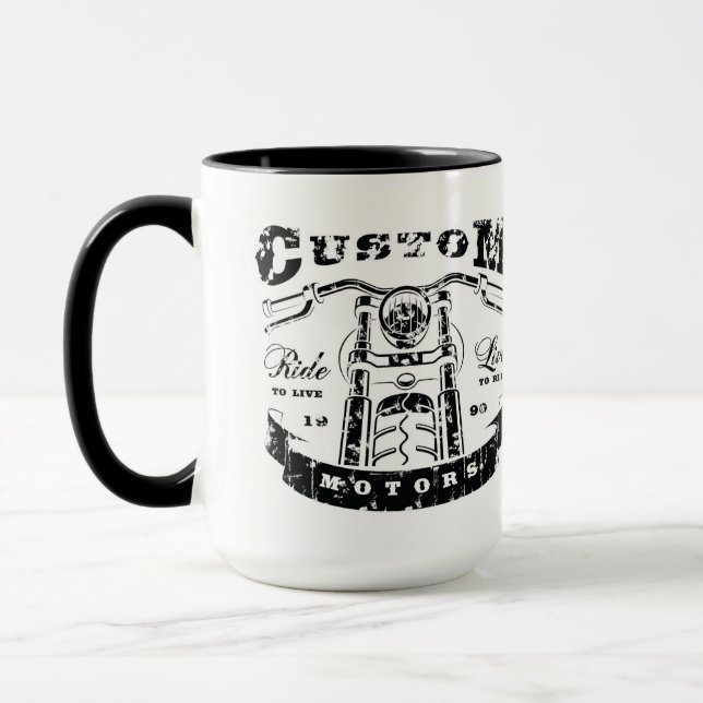 Motorcycle Coffee Cup (Left)