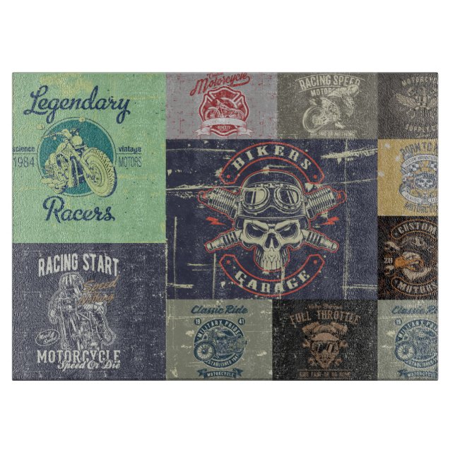 Motorcycle Cutting Board (Front)