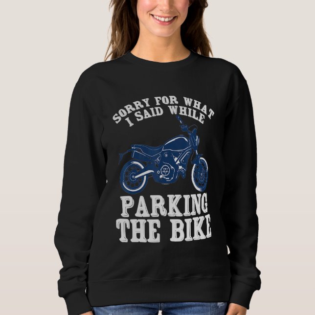 Motorcycle Design Biker Life Motorcycle Sweatshirt (Front)