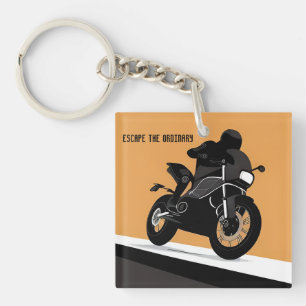 Motorcycle Design For Bikers And Riders Key Ring