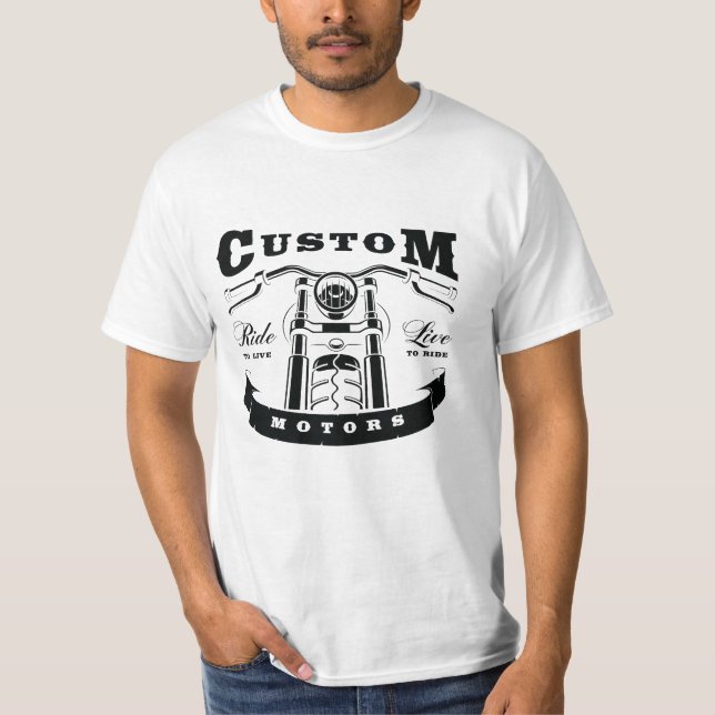Motorcycle Design T-Shirt (Front)