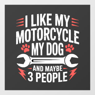 Motorcycle Dog Owner Humour