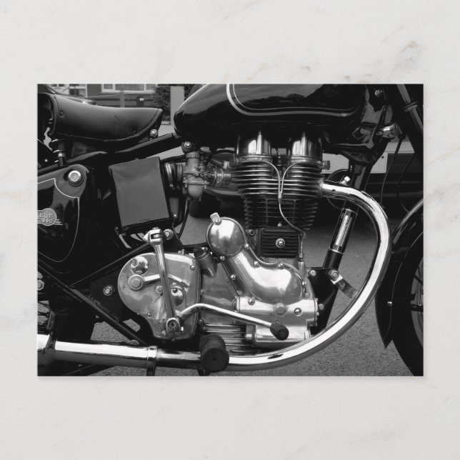 Motorcycle Engine II Postcard (Front)