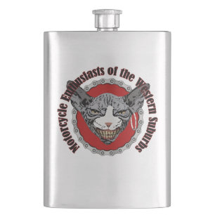Motorcycle Enthusiasts Flask