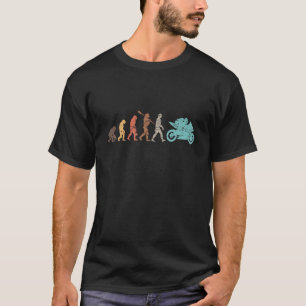 Motorcycle Evolution Vintage Shadow Biker Motorcyc T-Shirt