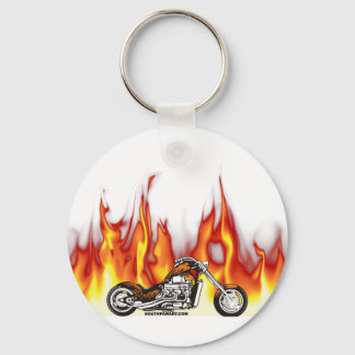 Motorcycle Fire Key Ring