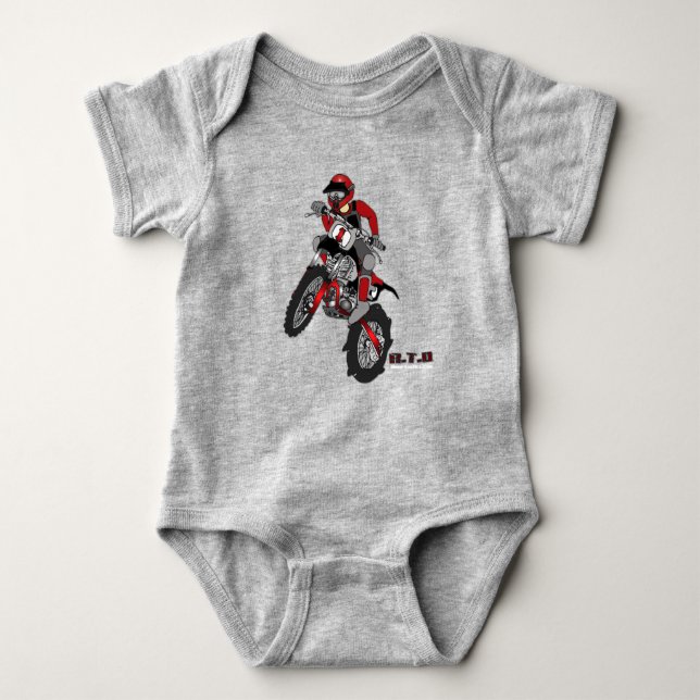 Motorcycle for Baby Bodysuit (Front)
