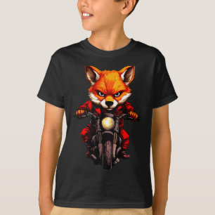 Motorcycle Foxes  T-Shirt