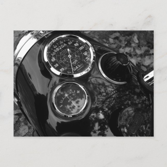 Motorcycle Gauges Postcard (Front)