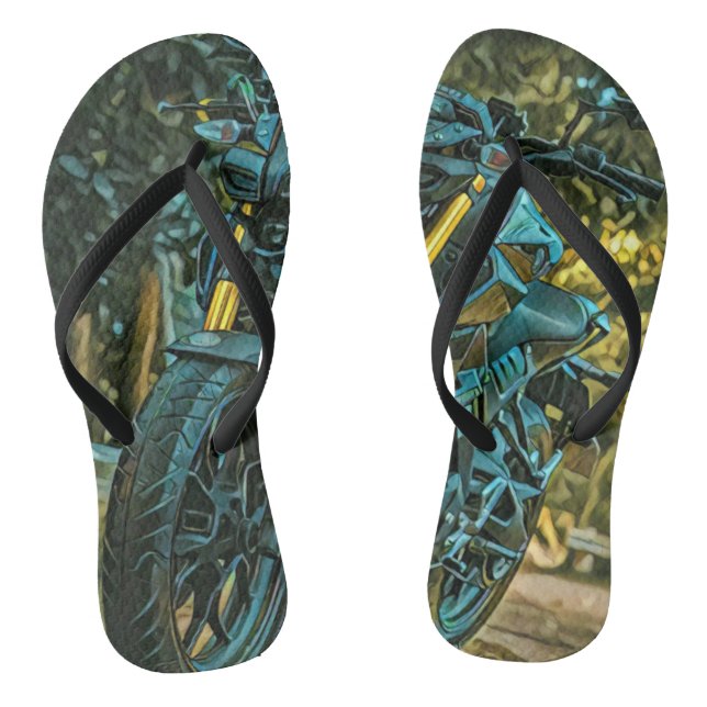 Motorcycle gift jandals (Footbed)