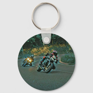 Motorcycle gift key ring