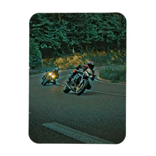 Motorcycle gift magnet