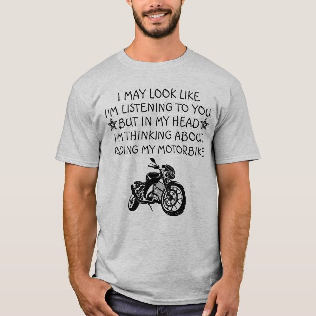 Motorcycle Gift, Motorbike Gift, Motorbike Gifts,  T-Shirt (Front)