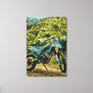 Motorcycle gifts canvas print
