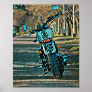 motorcycle gifts for boyfriend poster