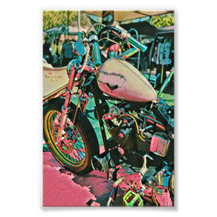 motorcycle gifts for dad photo print