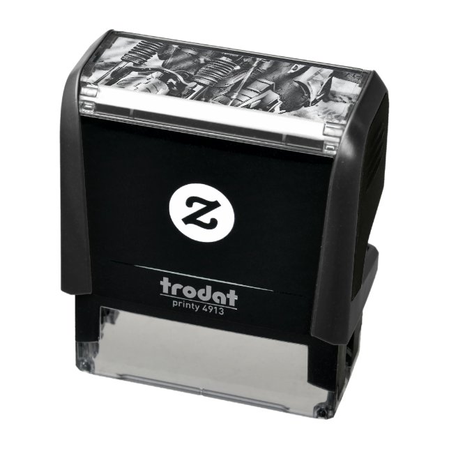 motorcycle gifts for him self-inking stamp (Product)