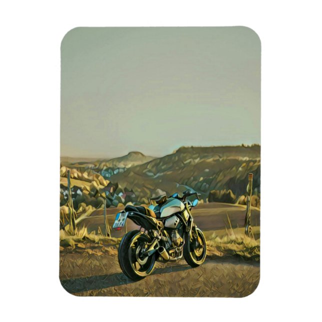 Motorcycle gifts magnet (Vertical)