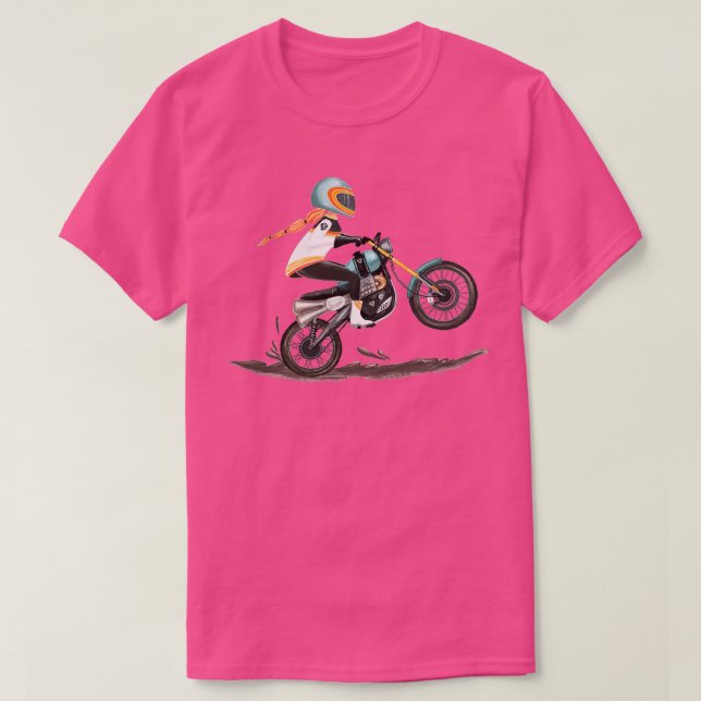 Motorcycle Girl T-Shirt (Design Front)
