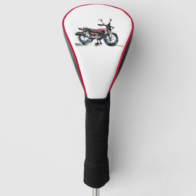 Motorcycle Golf Head Cover (Front)