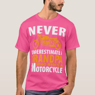 Motorcycle Grandpa Who Rides s Biker Men Dad Gift T-Shirt