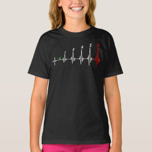 Motorcycle Heartbeat Speed Bike Motocross T-Shirt