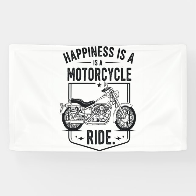 Motorcycle in Desert Cactus Western Set (2) Banner (Horizontal)